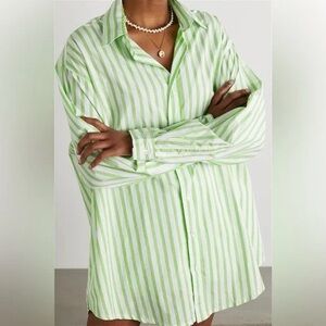 FAITHFULL THE BRAND Vega Striped Shirt Size 6 US